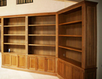 Мебель для библиотеки из дерева