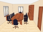 Дизайн мебели в переговорную комнату