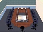 Дизайн проект комната переговоров