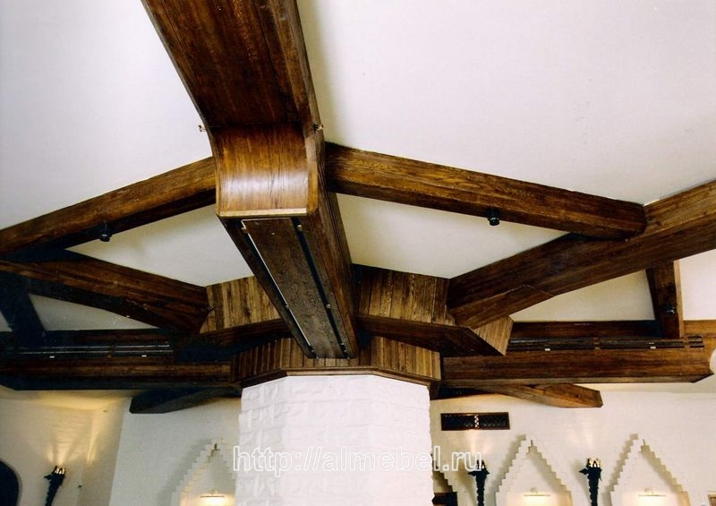 Балки потолочные деревянные